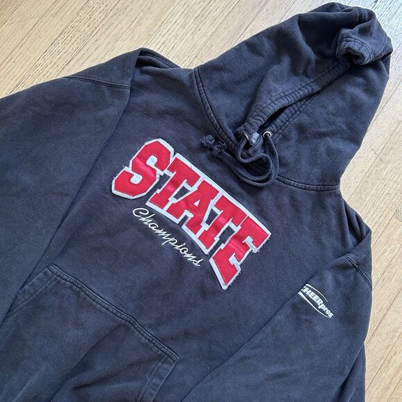 Vintage Embroidered University Hoodie State Championship Men XL - Picture 1 of 7